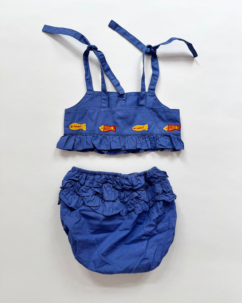Fish Cotton Two Piece Set 24M