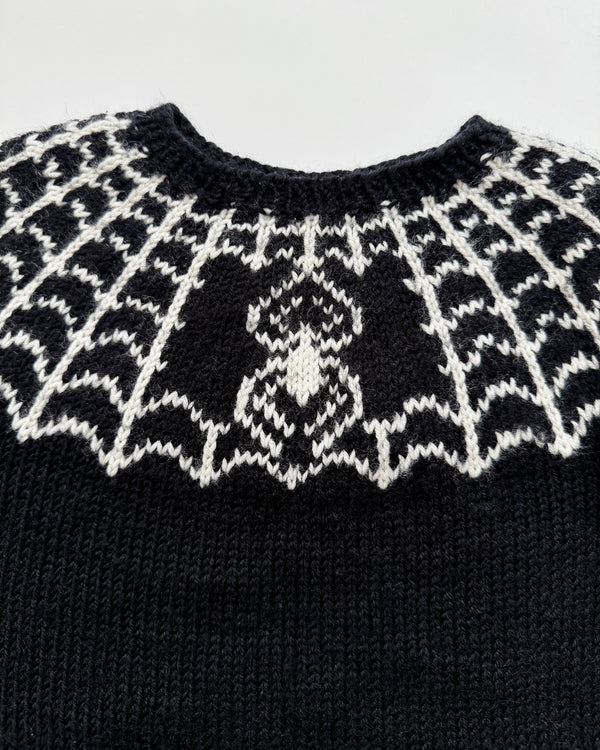 Handmade Spider Wool Sweater 4Y