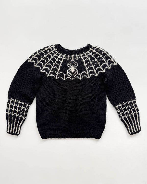Handmade Spider Wool Sweater 4Y