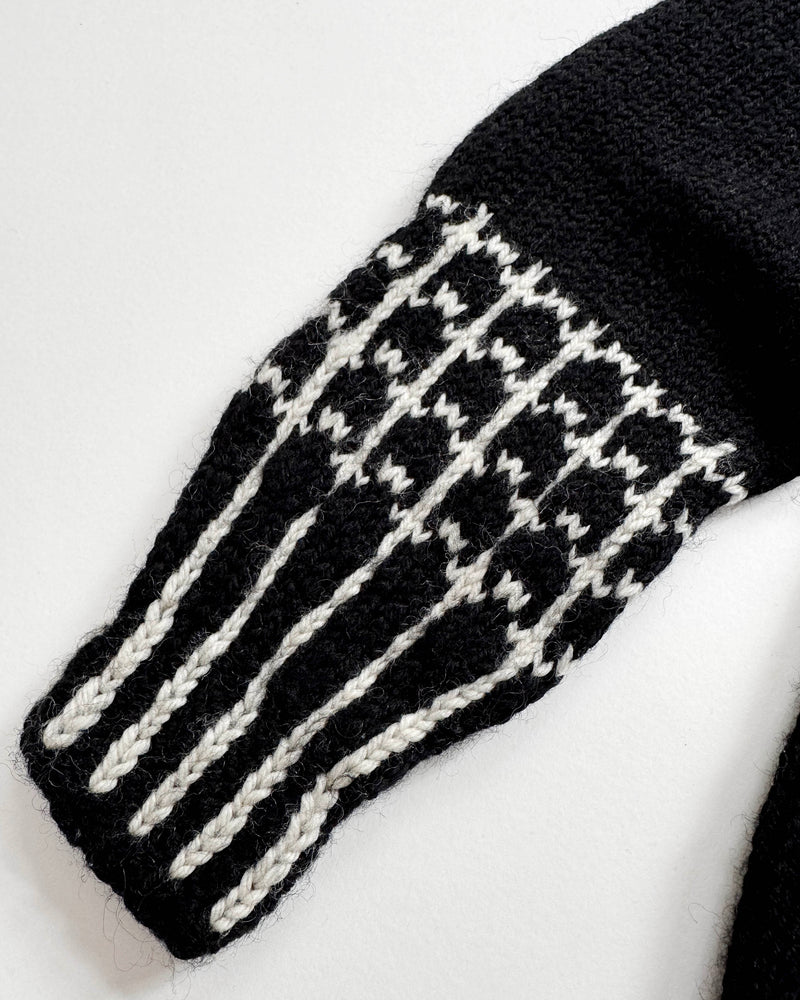 Handmade Spider Wool Sweater 4Y