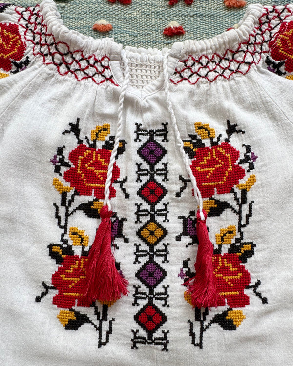 Handmade Embroidered Cotton Blouse 2-3Y
