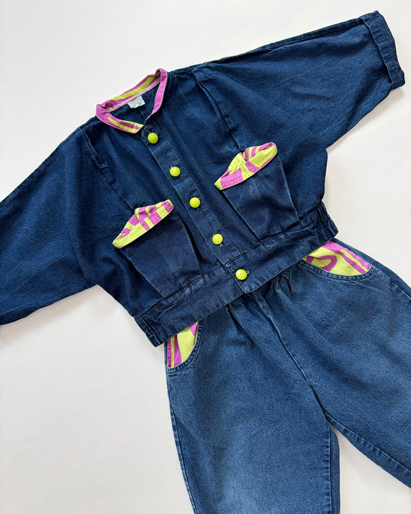 Vintage Marese Two Piece Denim Set