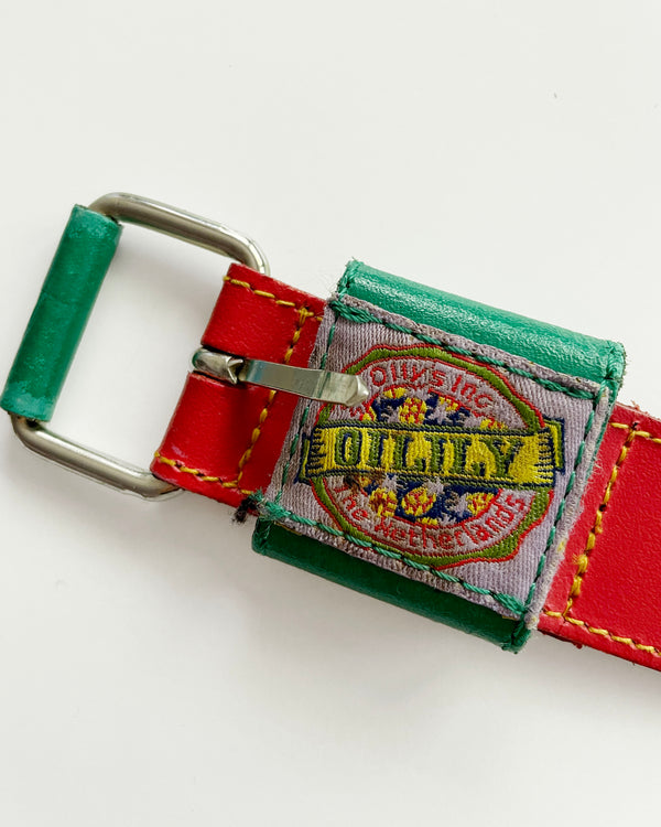 Vintage Oilily Leather Belt