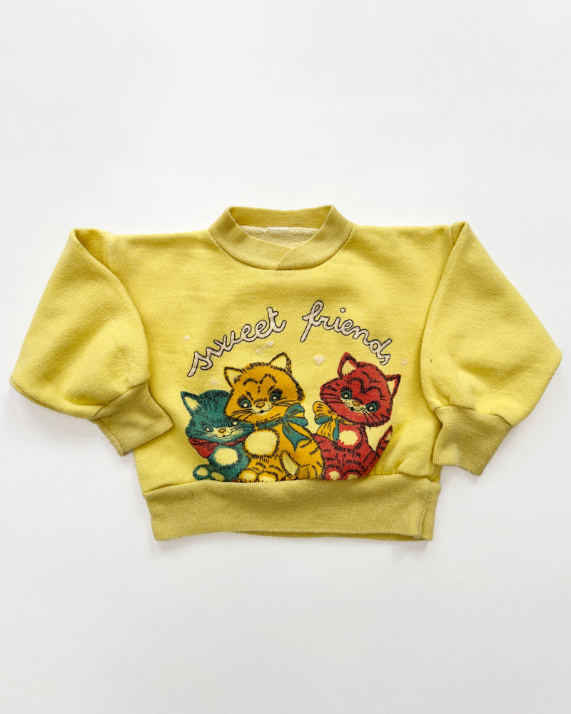 Vintage Kitten Sweater