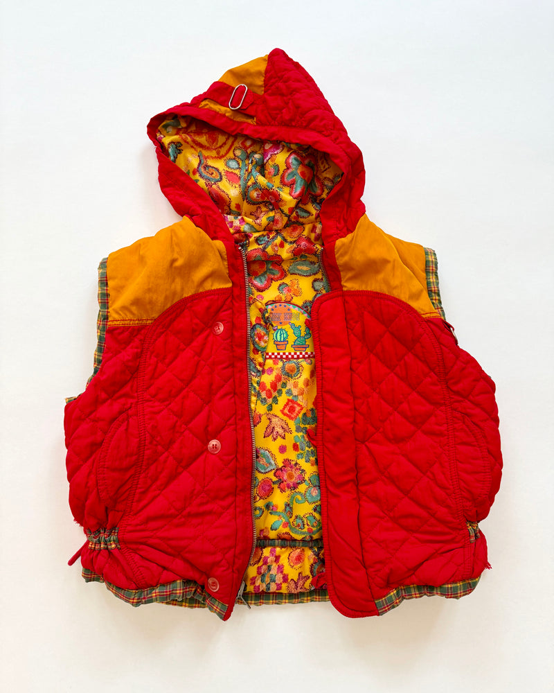 Vintage Oilily Reversible Padded Vest