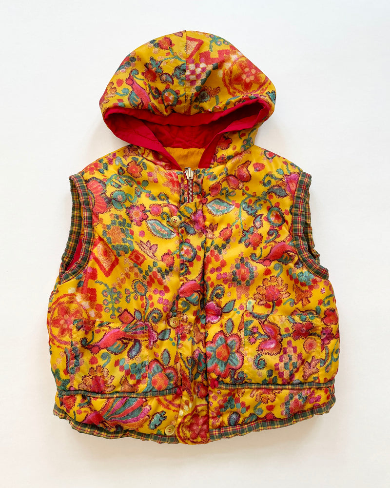 Vintage Oilily Reversible Padded Vest