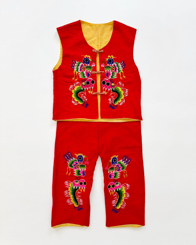 Handmade Embroidered Chinese Cotton Set