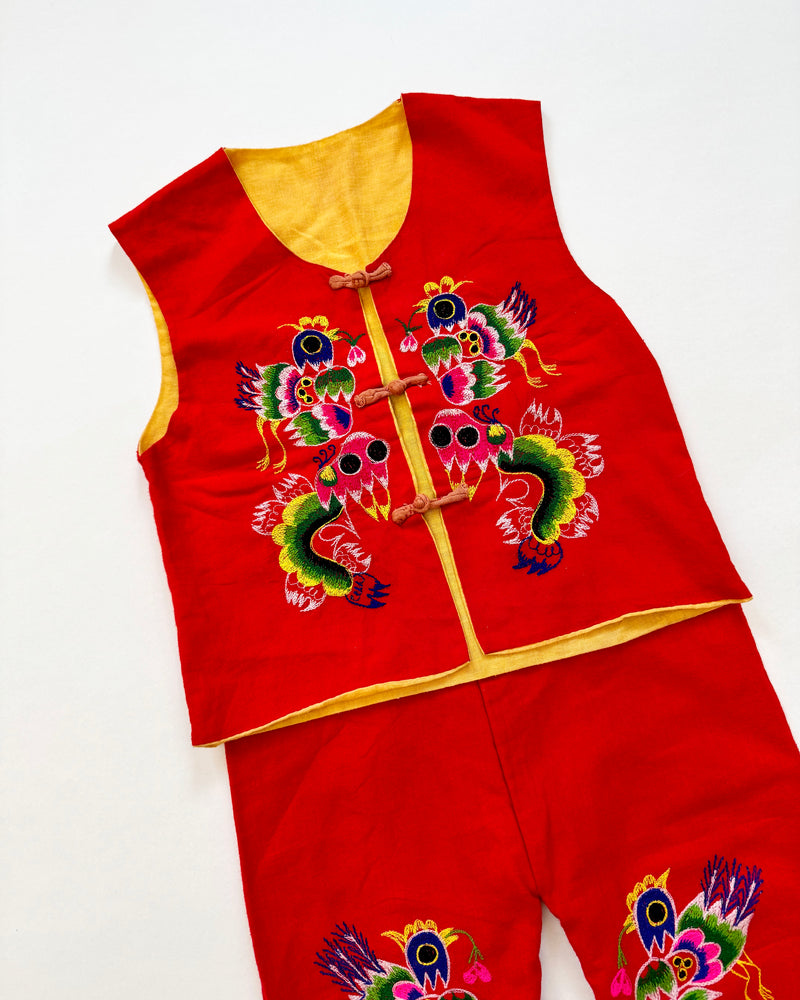 Handmade Embroidered Chinese Cotton Set