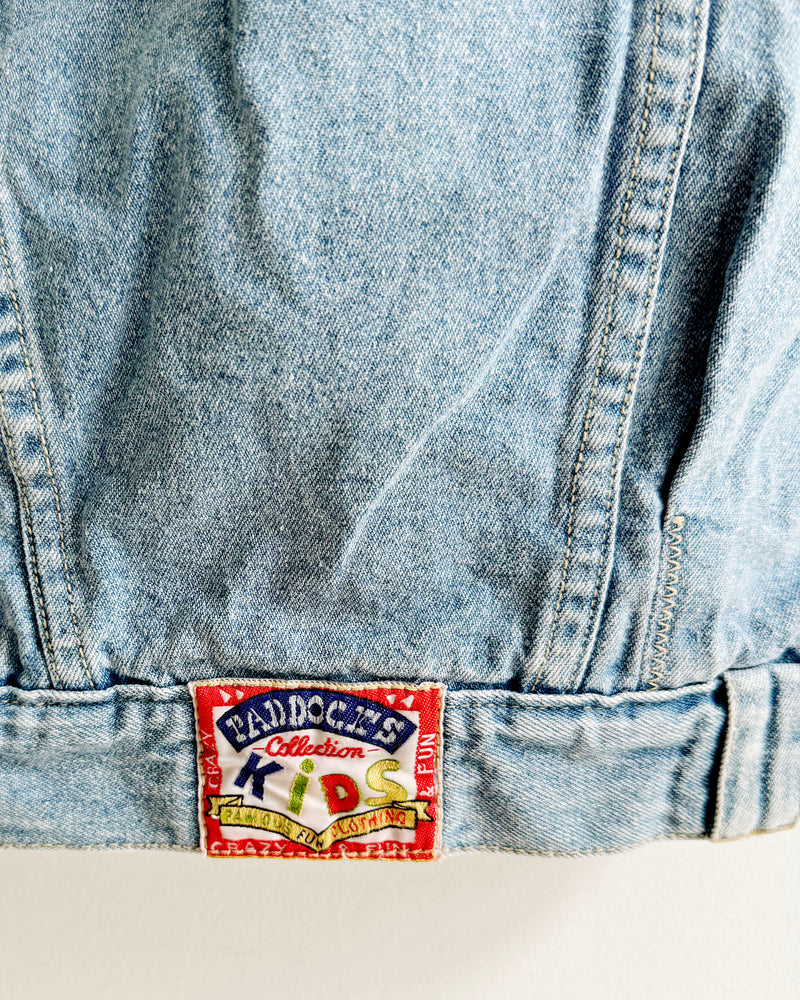 Vintage Cotton Lined Thick & Heavy Denim Jacket