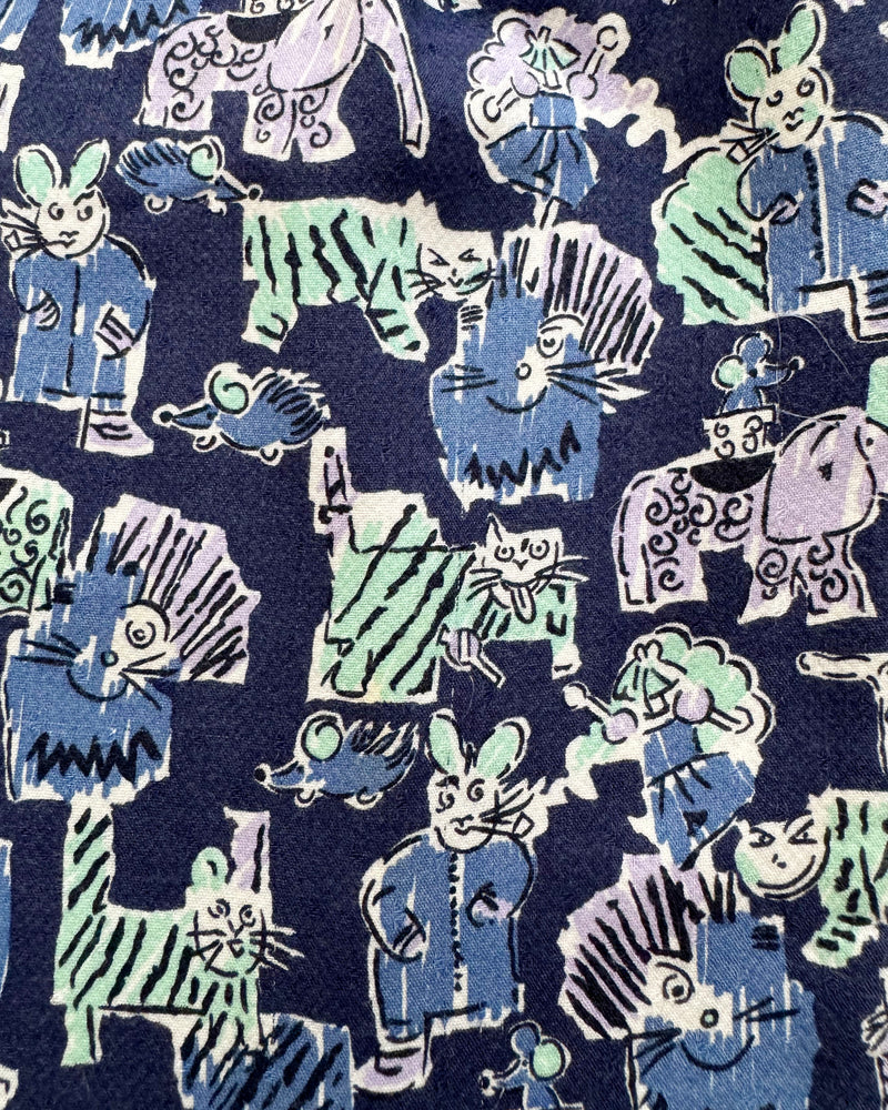Crazy Cat Print Suit 8Y