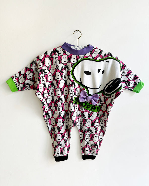 Vintage Snoopy Cotton Jumpsuit