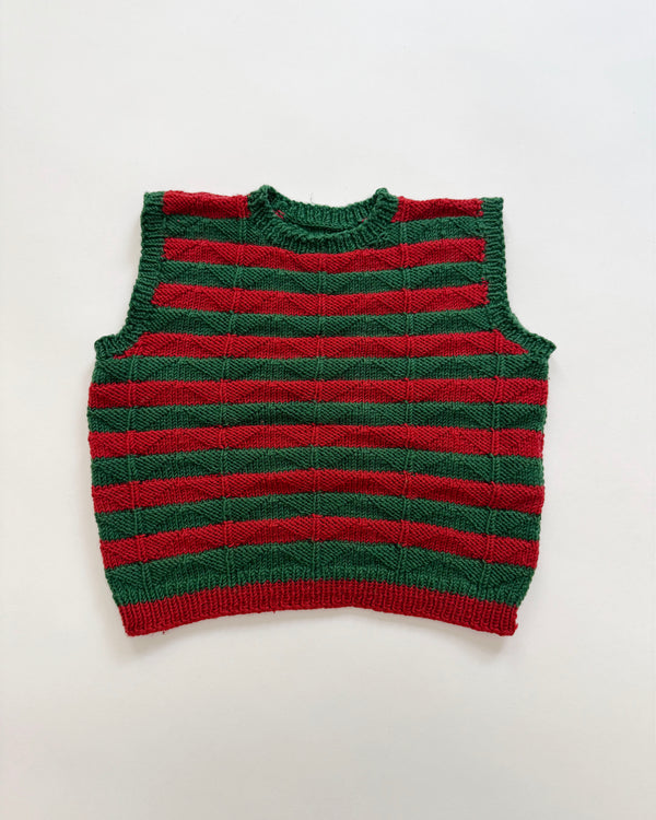 Handmade Merino Wool Vest 3-4Y