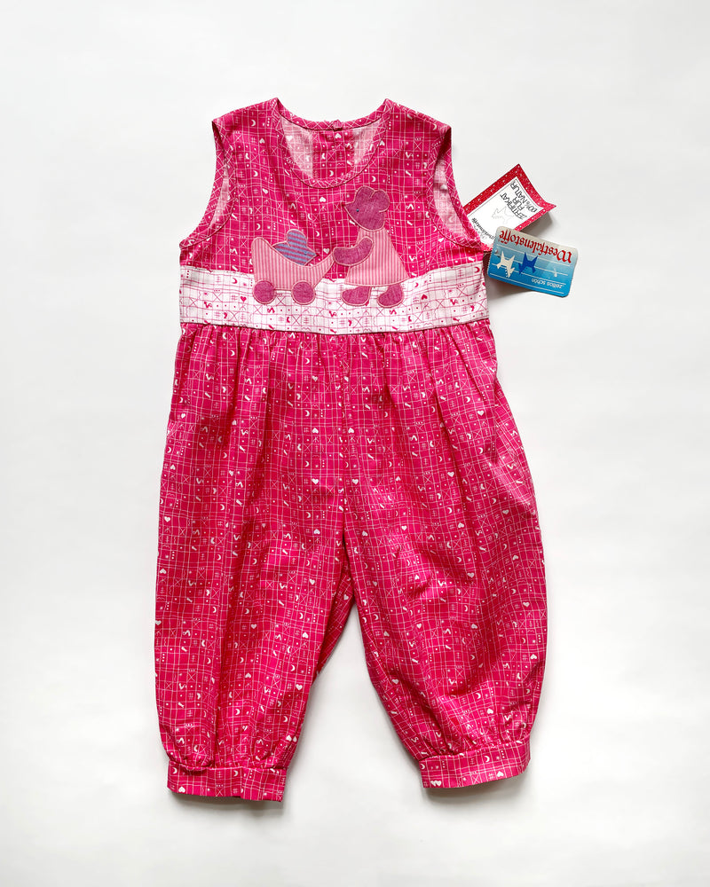 Deadstock Vintage  Westfalenstoffe Cotton  Mouse Jumpsuit
