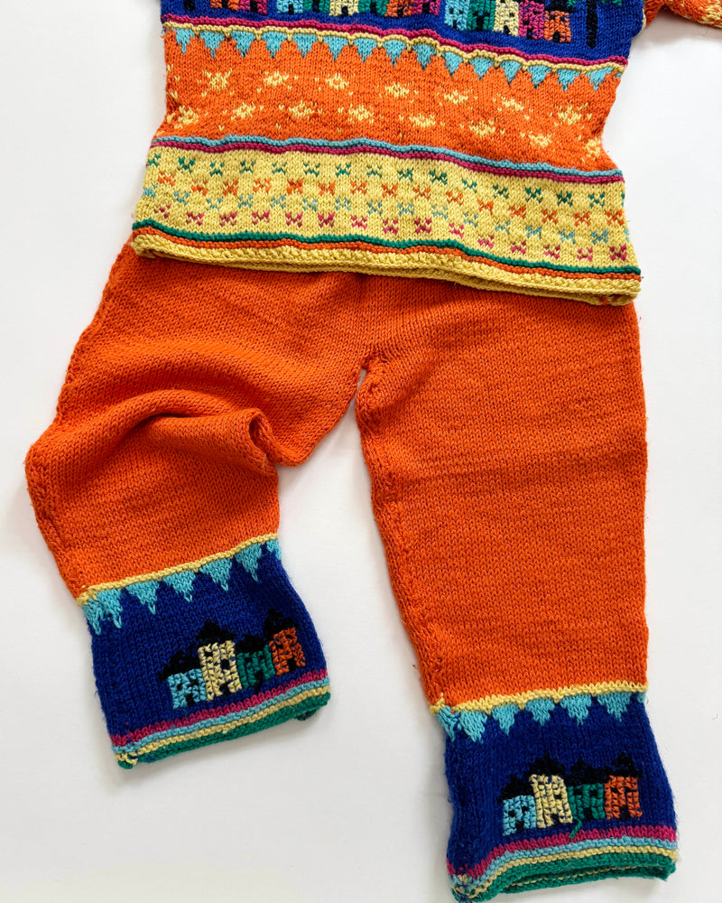 Handmade Wool Blend House Two Piece Set 24M