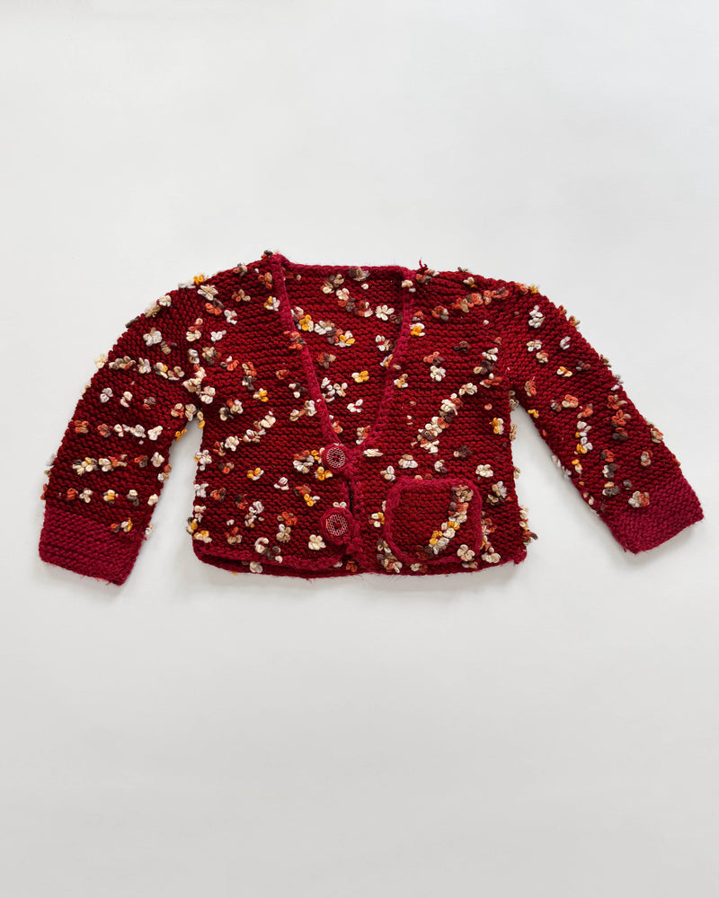 Handmade Wool Cardigan 7-8Y