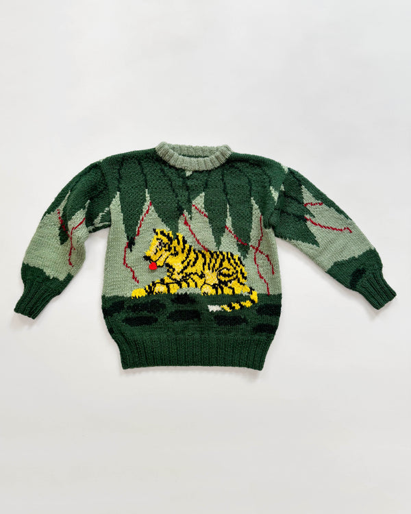 Handmade Tiger With 3D Tongue 7-8Y