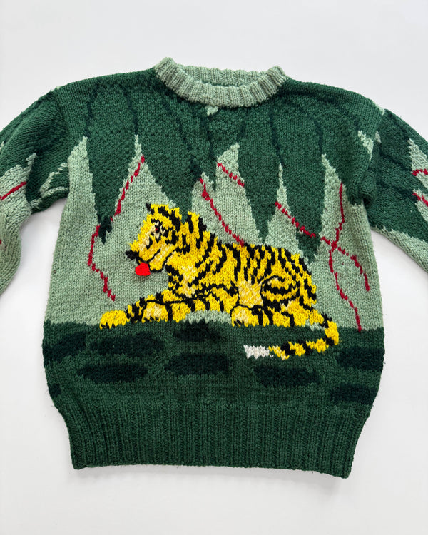 Handmade Tiger With 3D Tongue 7-8Y