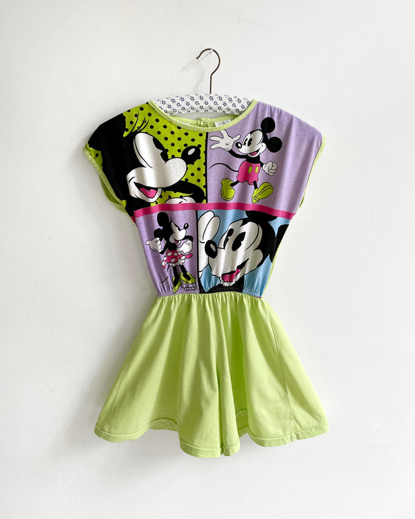 Vintage Mickey Mouse Cotton Jumpsuit