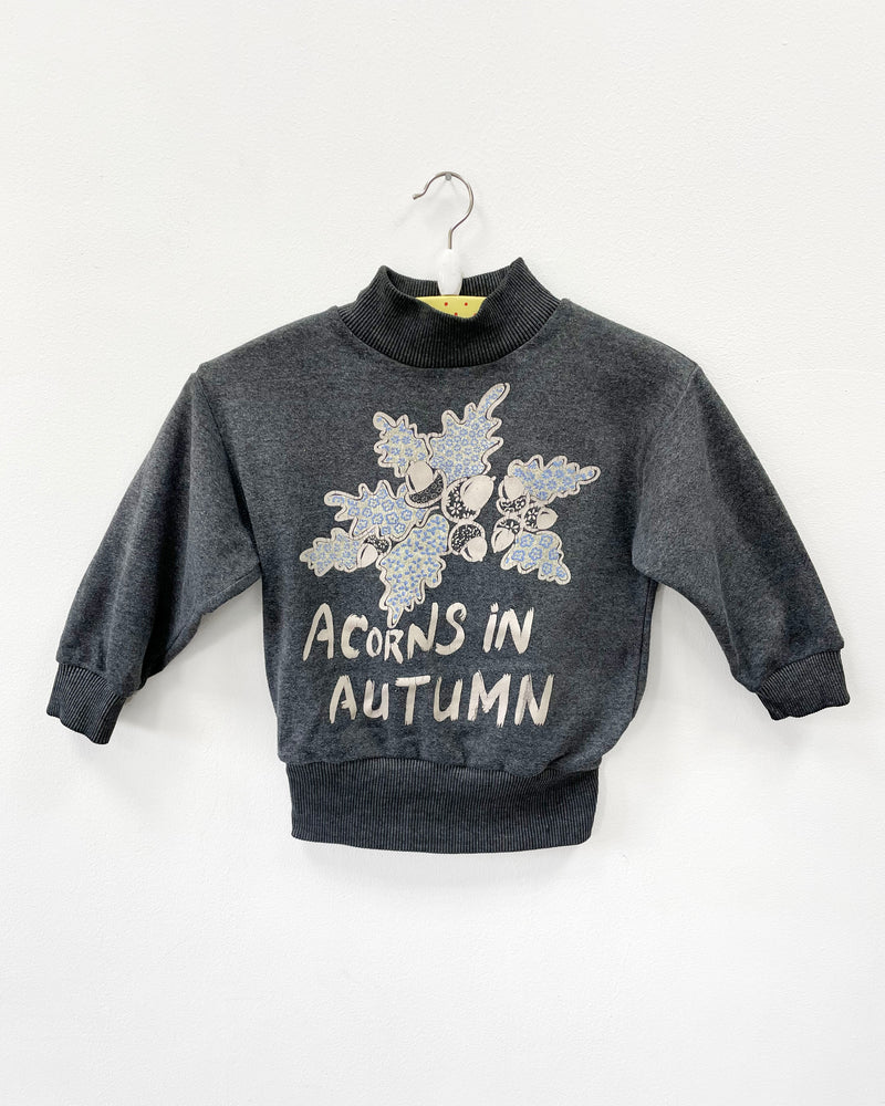 Vintage Acorns In Autumn Sweater