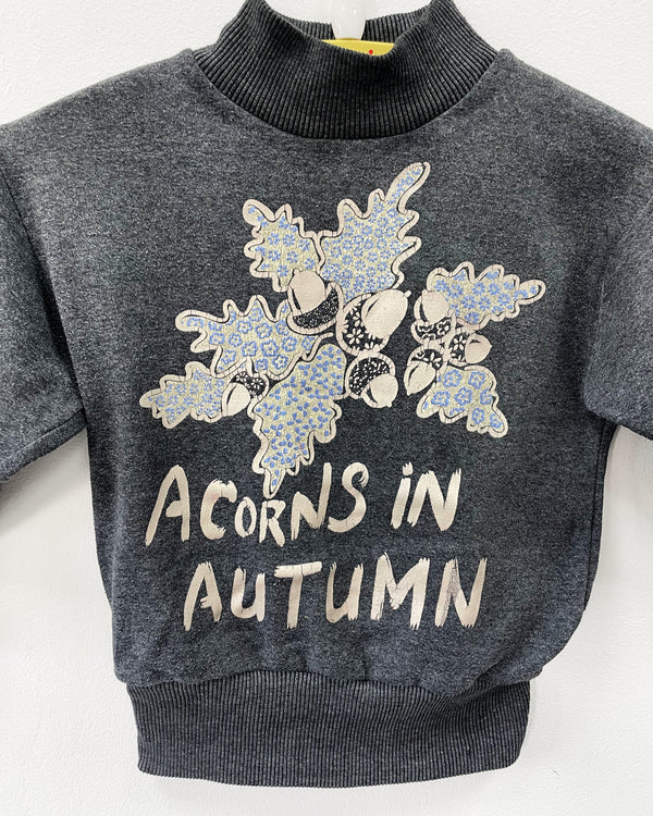 Vintage Acorns In Autumn Sweater