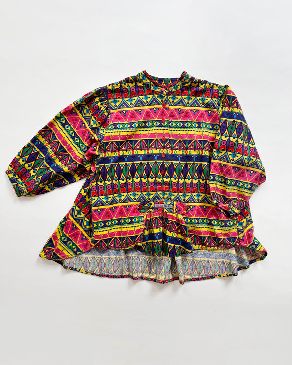 Oilily Cotton Flannel Blouse 7-8Y