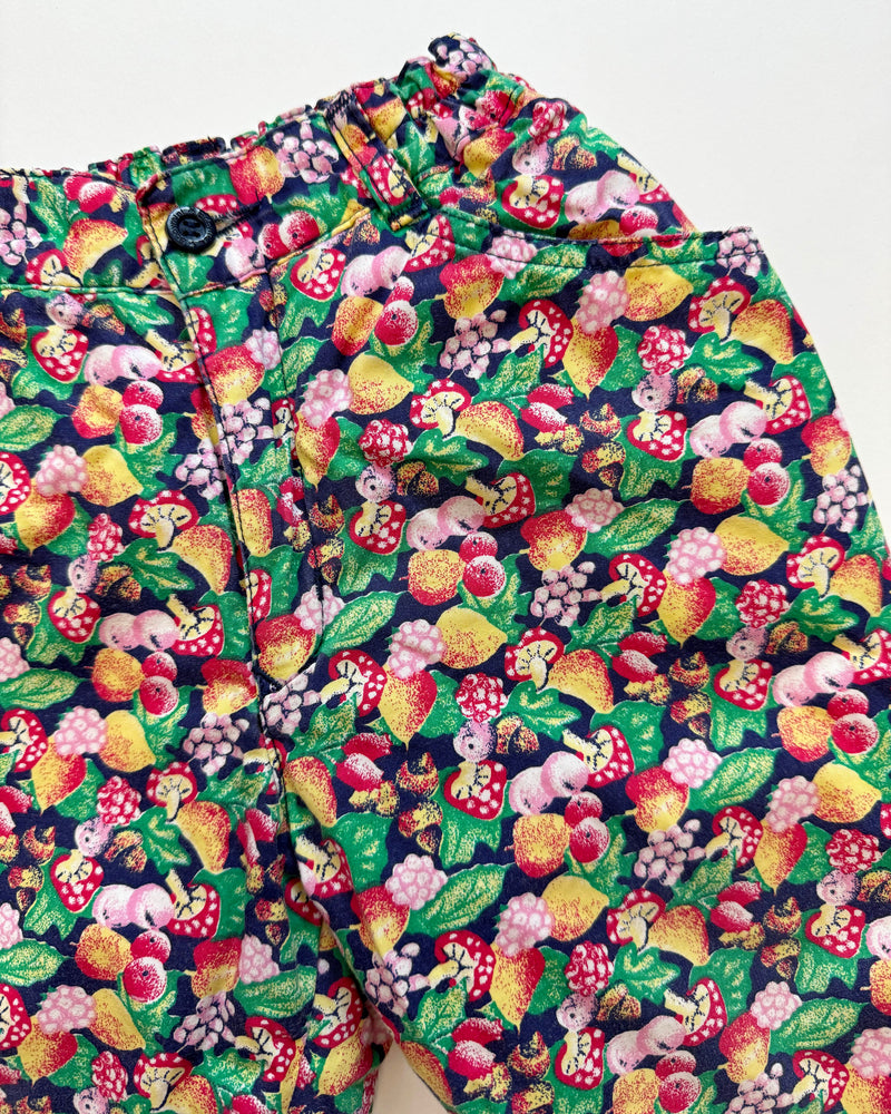 Catimini Padded Mashroom Cotton Trousers With Elastic Waist 18M