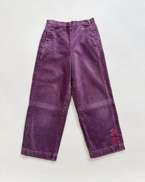 Kenzo Velours Trousers With Elastic Waist 8Y