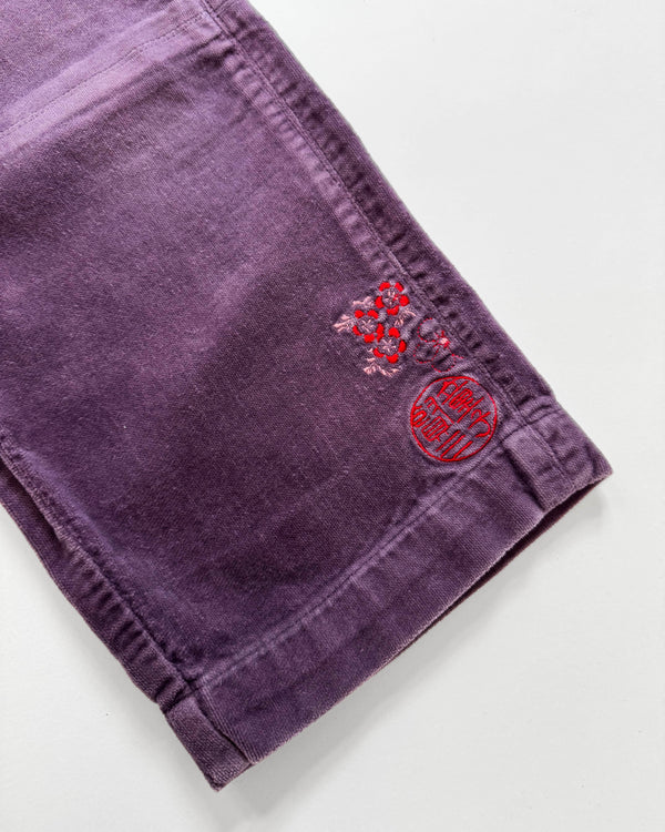 Kenzo Velours Trousers With Elastic Waist 8Y