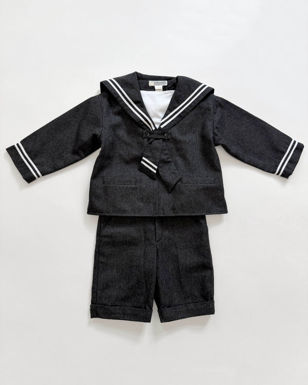 Cacharel Wool Lined Two Piece Sailor Suit 2Y