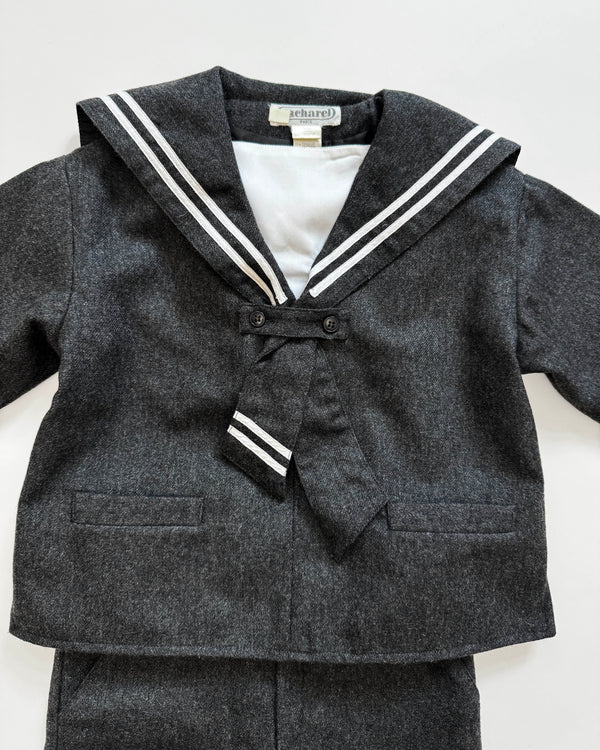Cacharel Wool Lined Two Piece Sailor Suit 2Y
