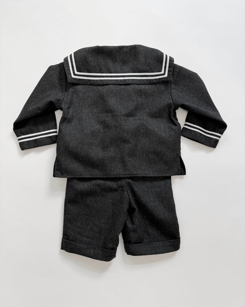 Cacharel Wool Lined Two Piece Sailor Suit 2Y