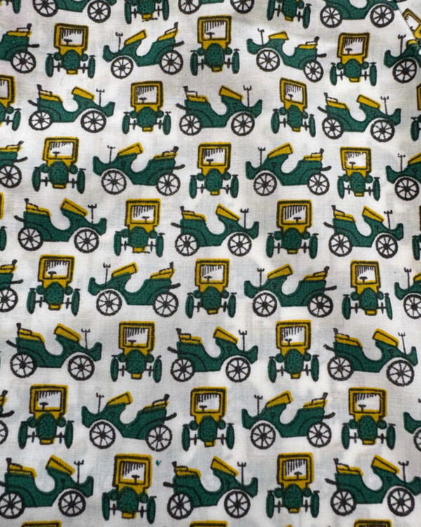 Automobile Two Piece Cotton Set 3-4Y