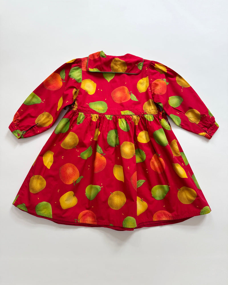 Catimini Lined Cotton Lemon Dress 8Y