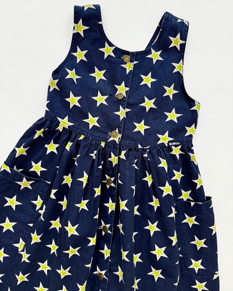 Vintage Oshkosh Stars Denim Dress