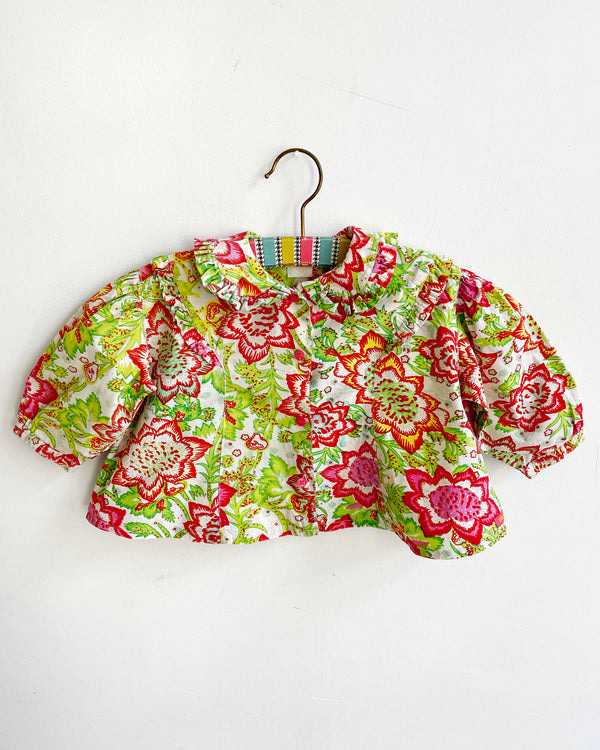 Vintage Oilily Floral Cotton Blouse