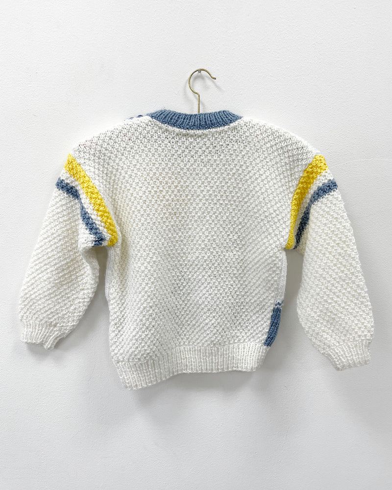 Handmade Vintage Sailboat Sweater