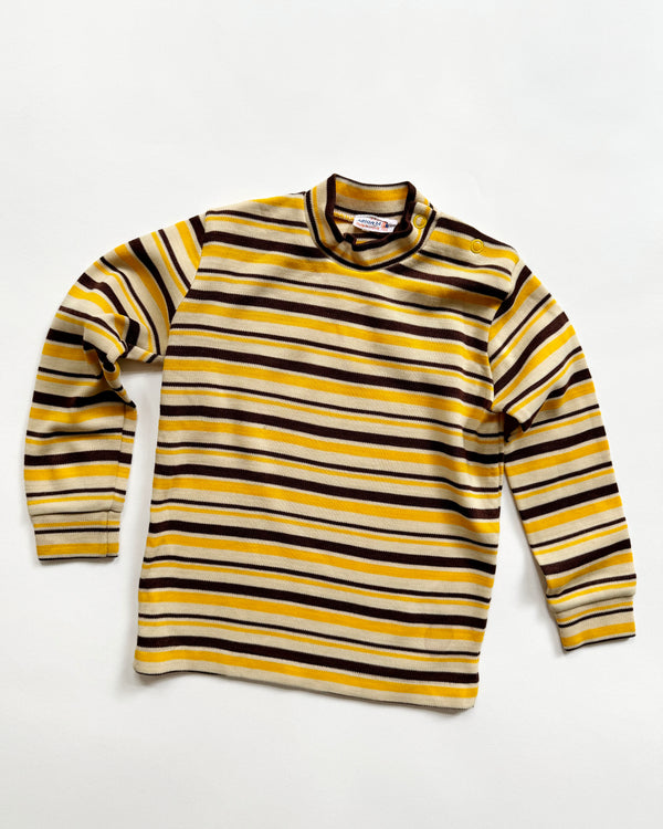 Vintage Striped Turtle Neck