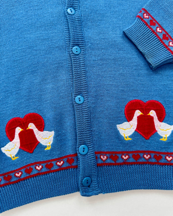 Vintage Jacadi Wool Goose Cardigan