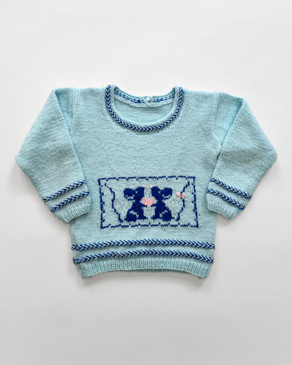 Handmade Mouse In Love Sweater 4-5Y