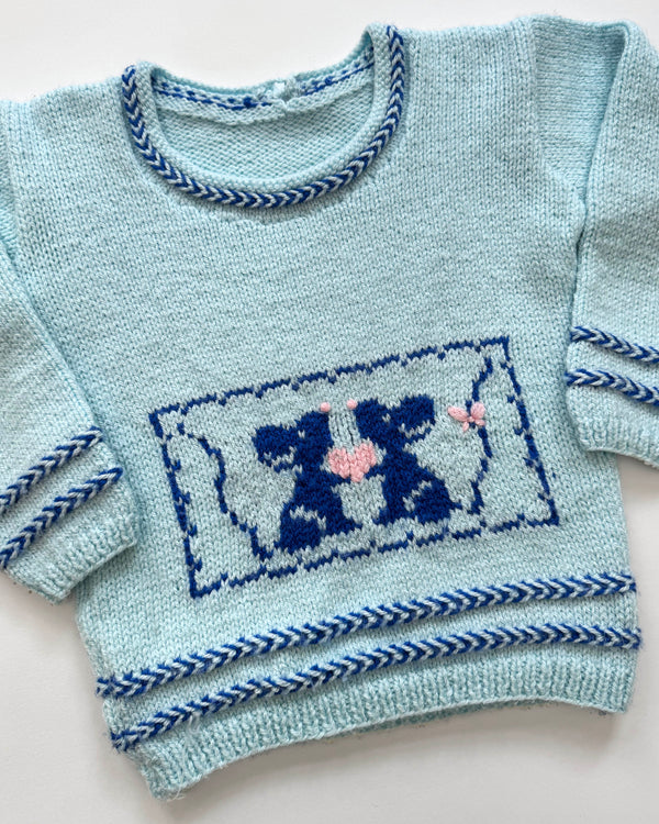 Handmade Mouse In Love Sweater 4-5Y