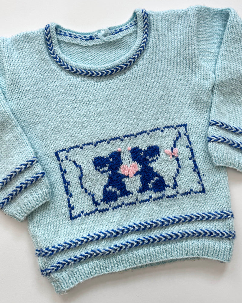 Handmade Mouse In Love Sweater 4-5Y