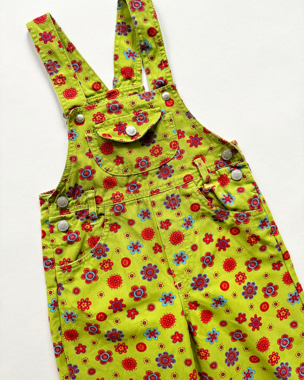 Vintage Floral Overalls