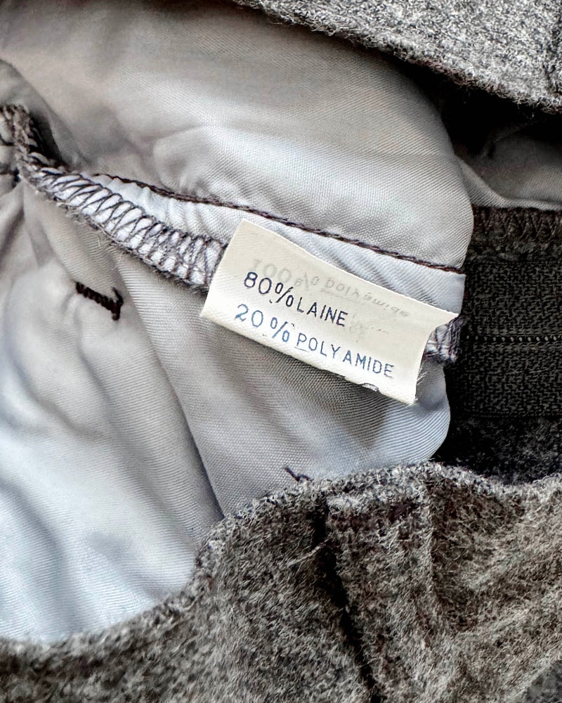 Lined Wool Trousers With Elastic Waist 2-3Y