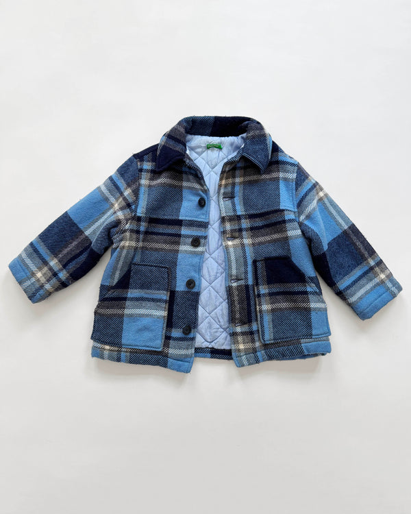 Benetton Padded Wool Jacket 5Y