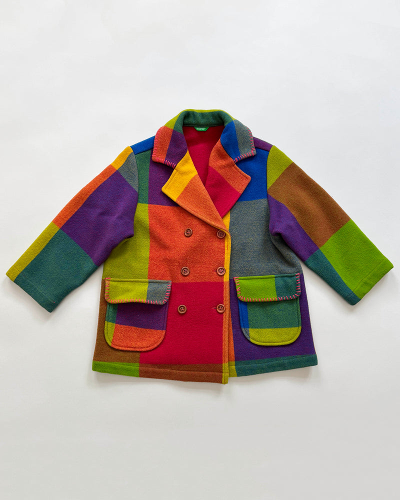 Benetton Wool Coat 7-8Y