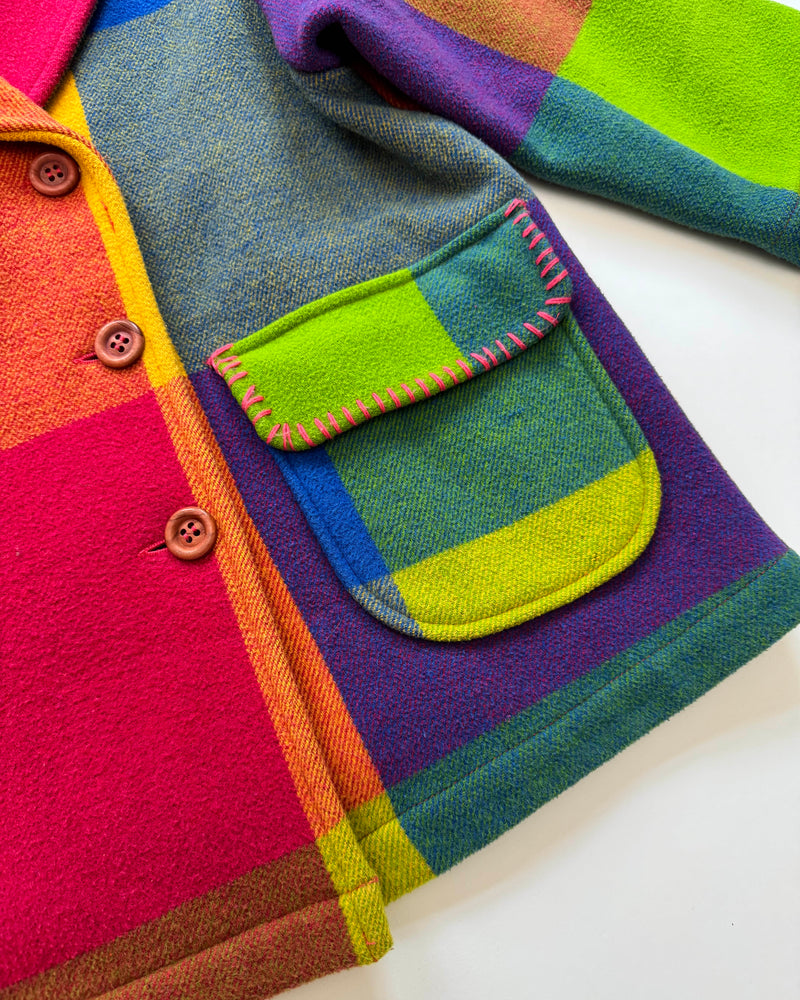 Benetton Wool Coat 7-8Y