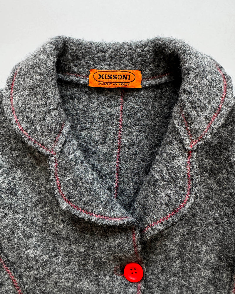 Missoni Wool Jacket With Heart Pockets 3-4Y