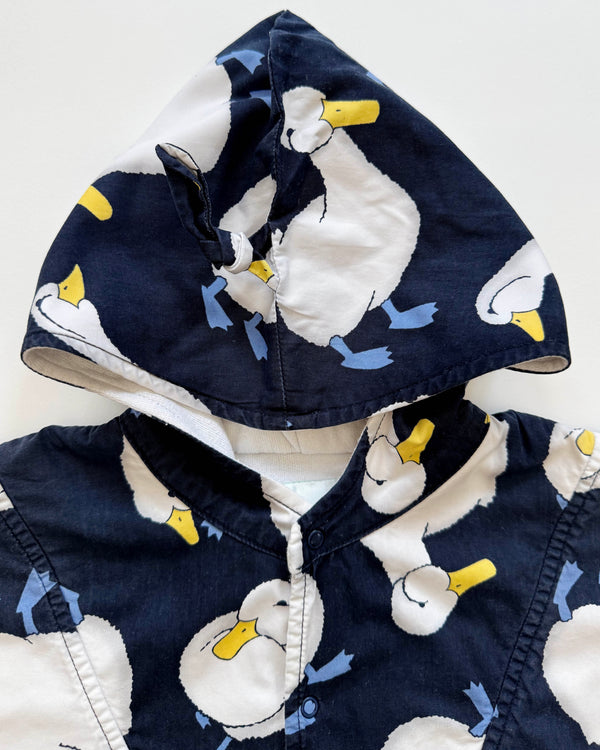 Catimini Lined Cotton Goose Cape 3Y