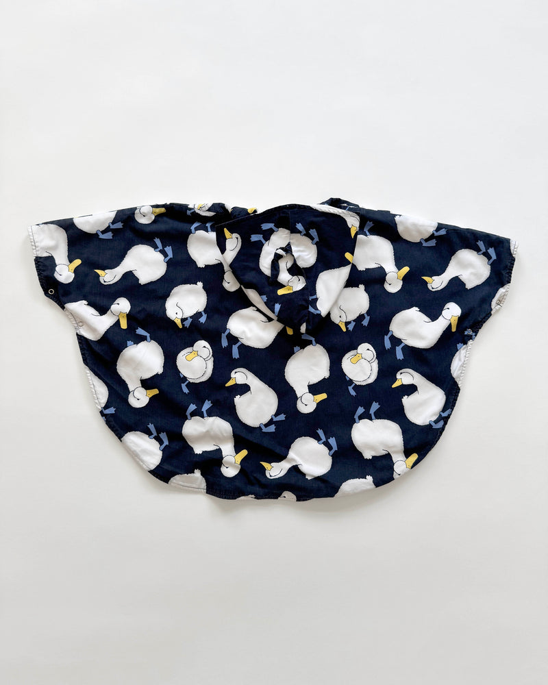 Catimini Lined Cotton Goose Cape 3Y