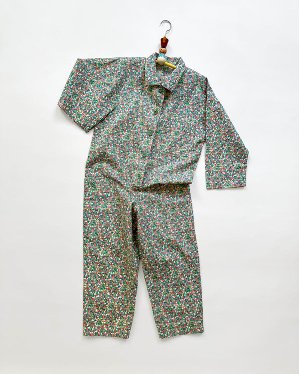 Handmade Floral Cotton Jumpsuit 5Y